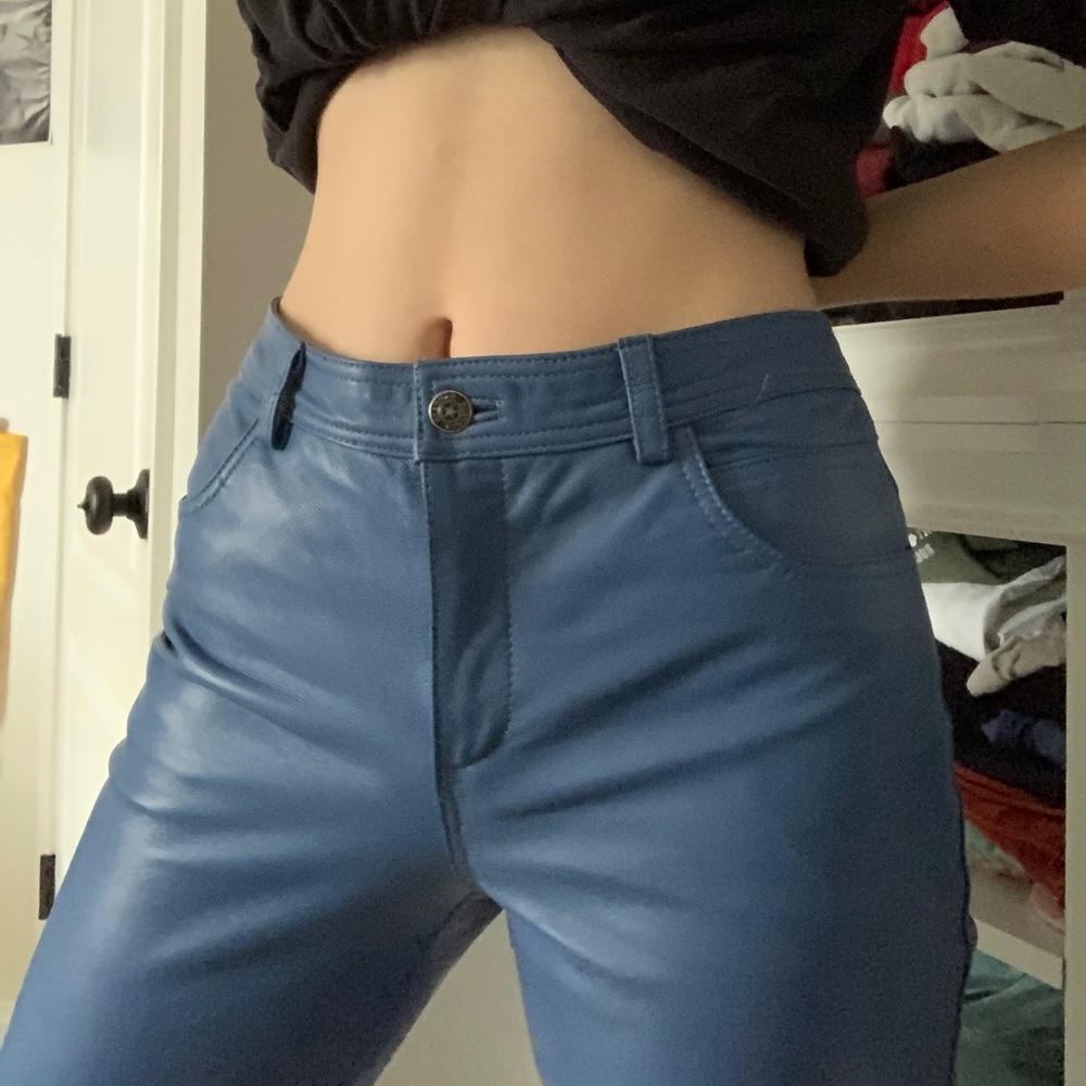 Blue Rampage Leather Pants - Picture 3 of 6